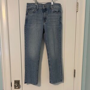 Treasure & Bond Mid-Rise Ankle Straight Jeans, Size 29